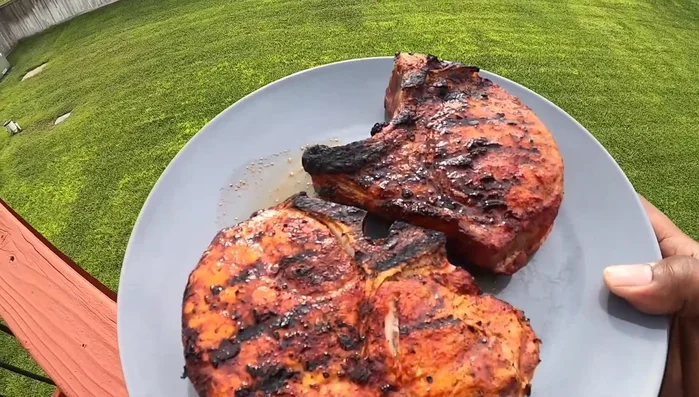 Remove from grill and let rest before serving.