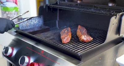 Rotate the tenderloins and continue cooking. Check the internal temperature; it should reach 118°F after about 15 minutes.