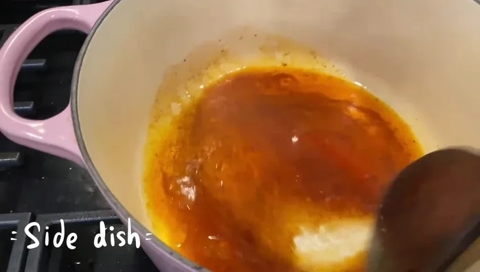 For a side dish: Boil the rib sauce, add a tablespoon of Cajun seasoning, and cook collard greens for 10 minutes.