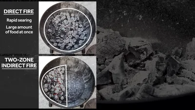 Finish cooking more slowly on the cooler side.