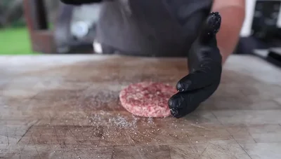 Add cheese: Add American cheese slices to the patties during the last minute of cooking.
