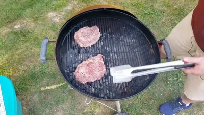 Flip the steaks and repeat steps 4 & 5.