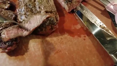 Let the steaks rest before serving.