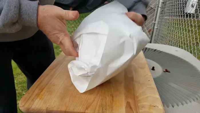 Wrap the brisket: After about 4-5 hours, wrap the brisket in butcher paper to seal in moisture.