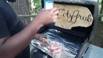 Oil the grill grates.