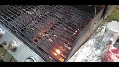 Oil the grill grates.
