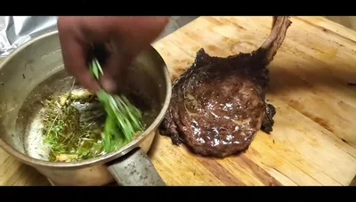 Rest the steak, tenting with aluminum foil, for 10-15 minutes after reaching target temperature.