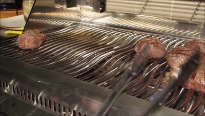 Cook over indirect heat for 7-8 minutes, or until the internal temperature reaches 125°F.