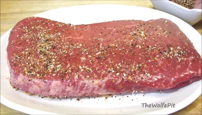 Let the steak come to room temperature.