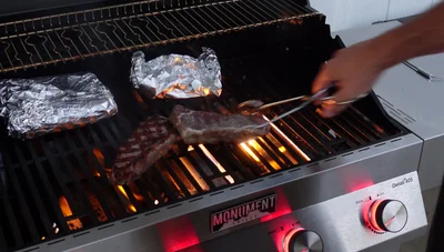 Check internal temperature with a meat probe if desired. Aim for 108-110°F for medium-rare.