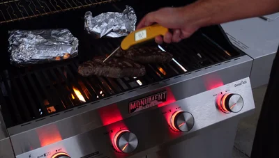 Check internal temperature with a meat probe if desired. Aim for 108-110°F for medium-rare.