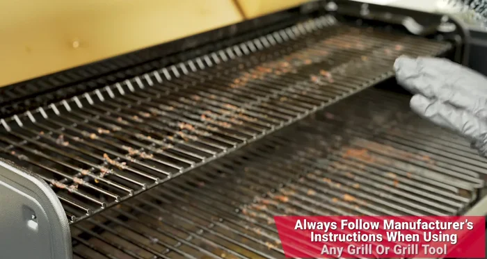 Remove the grill grates from your Traeger grill. Ensure the grates are cool to the touch.