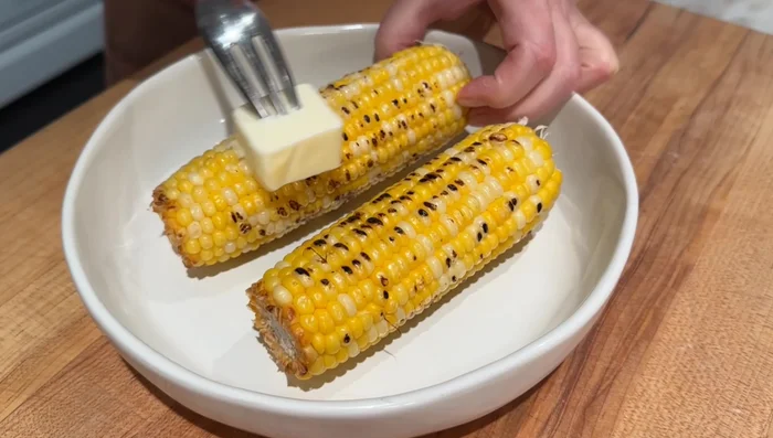 Finish with chimichurri, butter, and salt.