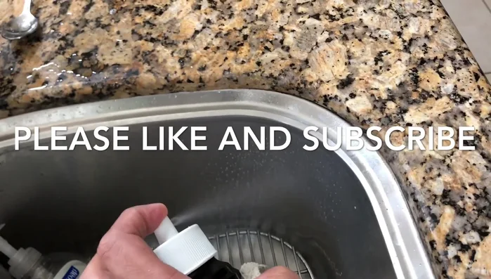 Empty the sprayer and refill with oil.