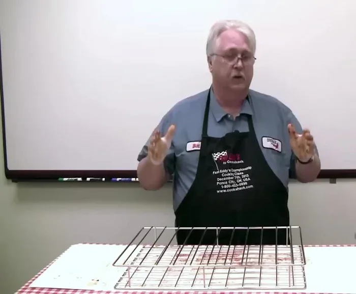 Place ribs in the smoker: Arrange ribs in the smoker, ensuring adequate space between them for even smoking. For full slabs, consider placing them every other slot in the smoker.