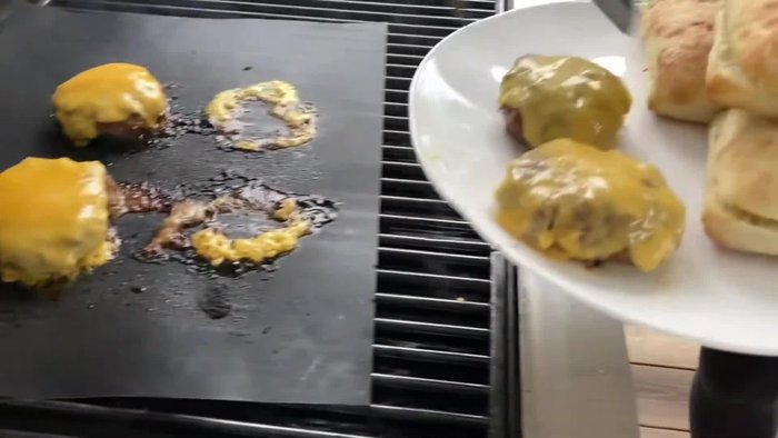 Prepare your food (hamburgers, pizza, salmon, etc.)