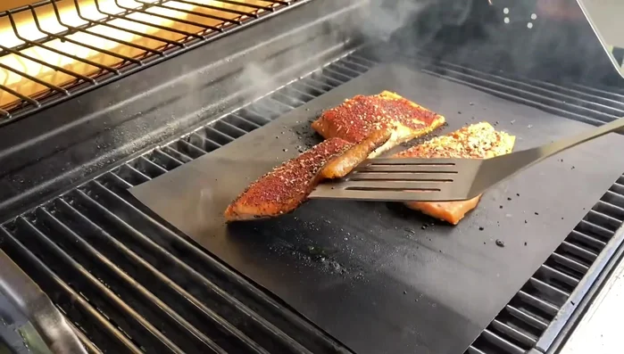 Grill your food to desired doneness. (For pizza, pre-grill the crust for 5-7 minutes before adding toppings)