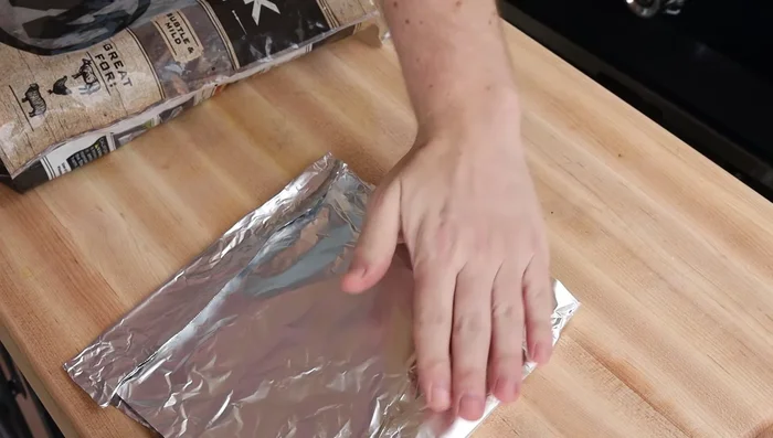 Double-fold the edges for security.