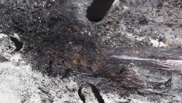 Clean the central hub where the vent rings attach, removing any grease buildup.