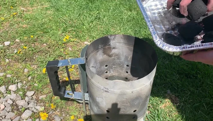 Light each chimney using a single Tumbleweed fire starter. Let the fire starter burn out before proceeding.