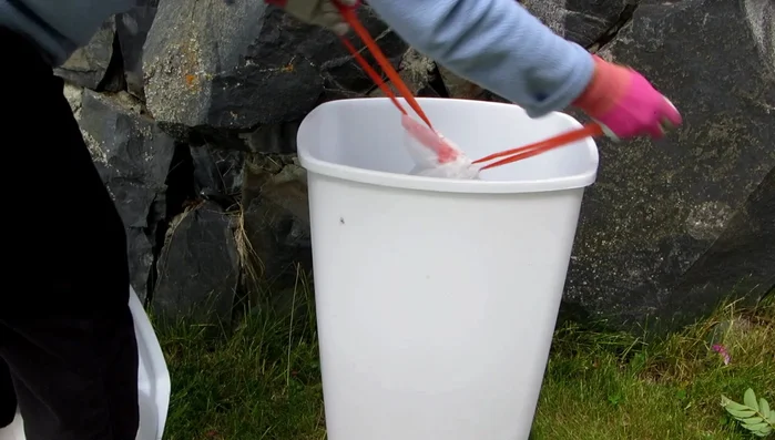 Add a few egg cartons to the top of the newspaper.