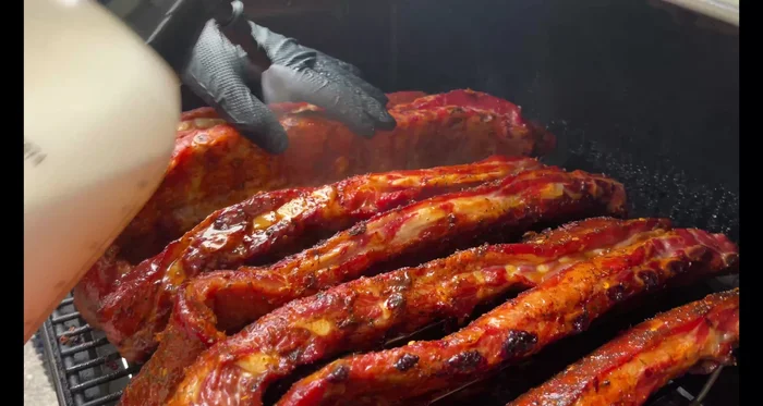 Repeat spritzing: Continue spritzing with apple cider every 45 minutes for the next few hours.