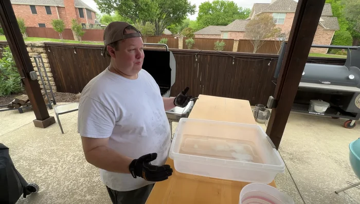 Let them soak overnight to loosen any remaining grime.