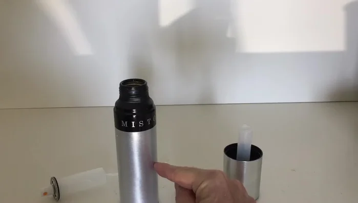 Add oil; fill it halfway (about half a cup).