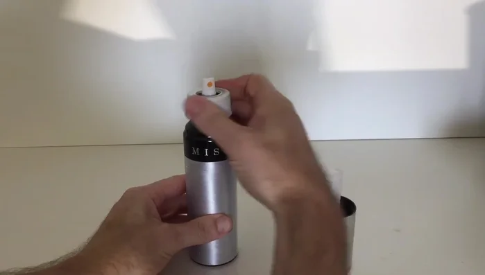 Pump 10 to 15 times, or until you feel resistance. This pressurizes the container.