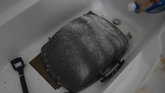 Repeat steps 5-8 for the top of the grill.