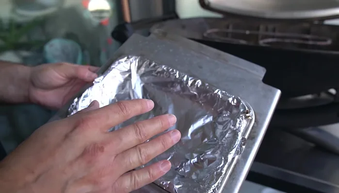 Clean the exterior of the grill with Dawn spray.