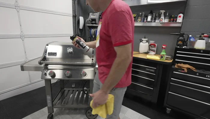 Apply Griot's Garage ceramic 3M One wax to painted surfaces to protect from water and UV damage.