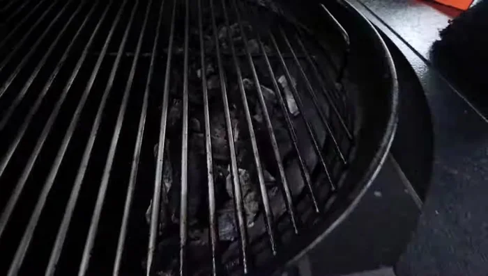 Wipe down the grates with a cloth.