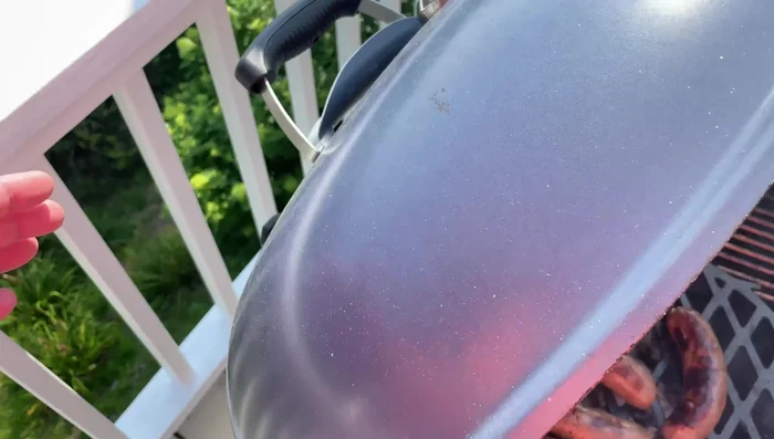 Durable Weber grill, excellent build quality.