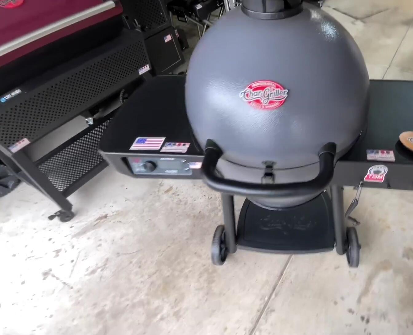 Exterior shot of the grill showing minimal wear.