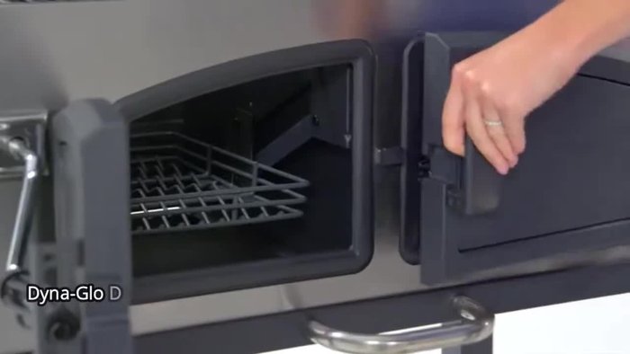 Dyna-Glo dual-chamber charcoal grill