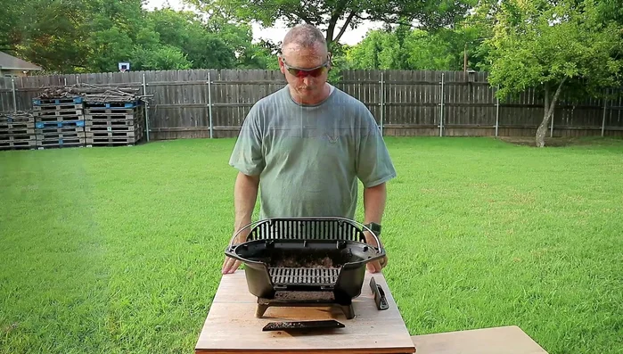 Clean Lodge Sportsman's grill outdoors