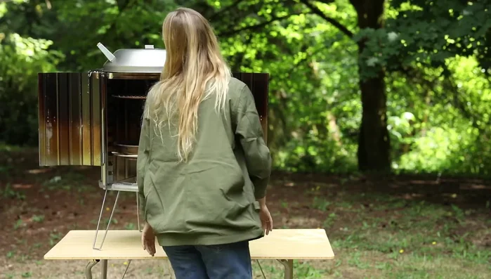 Snow Peak Double BBQ Box outdoor grill