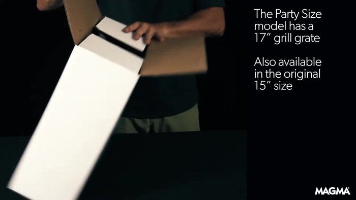 Unboxing a Magma grill.
