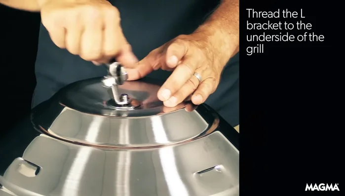 Assembling Magma charcoal grill