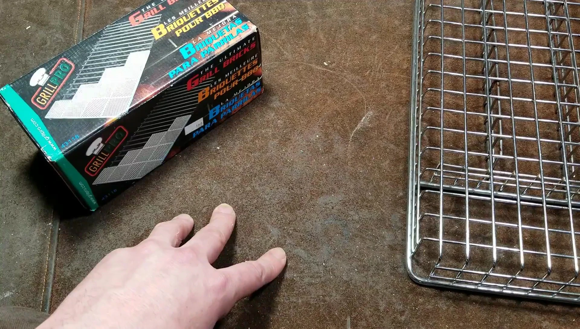 Grill Pro ceramic grill bricks in box