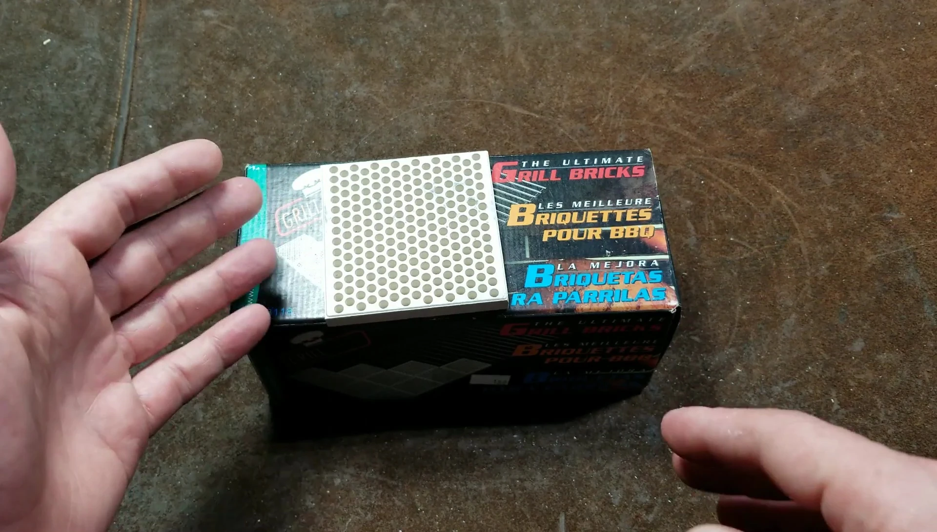 Ceramic grill bricks for even heat