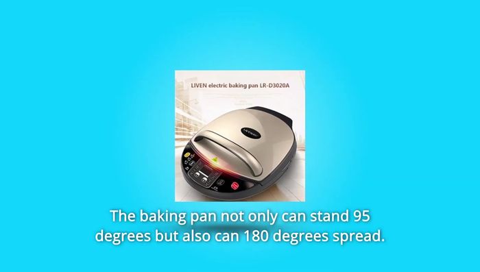 Dual-sided rotating electric baking pan