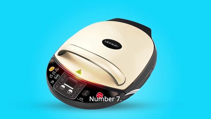 Liven electric skillet with timer