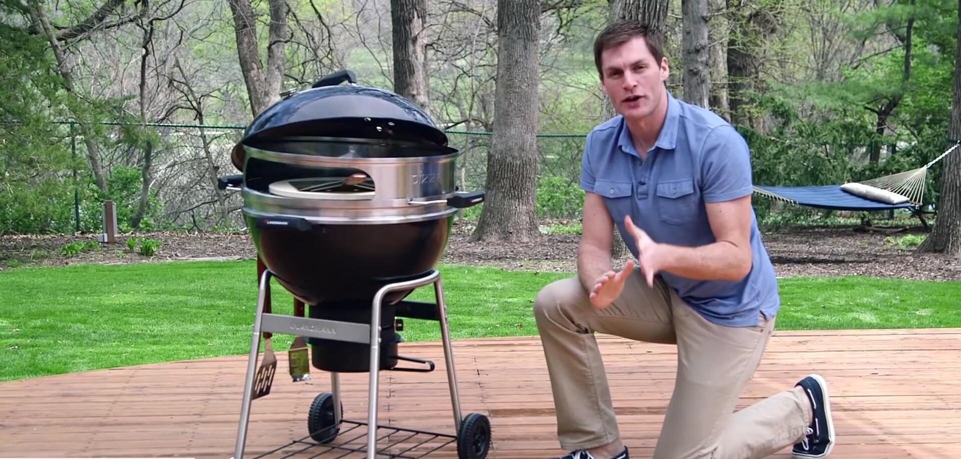Landman Pizza Kettle Grill with wheels