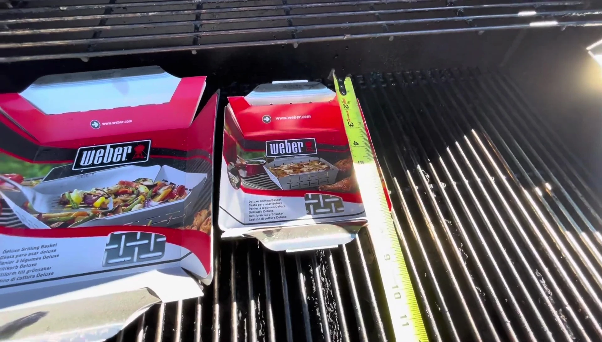 Larger Weber grill basket