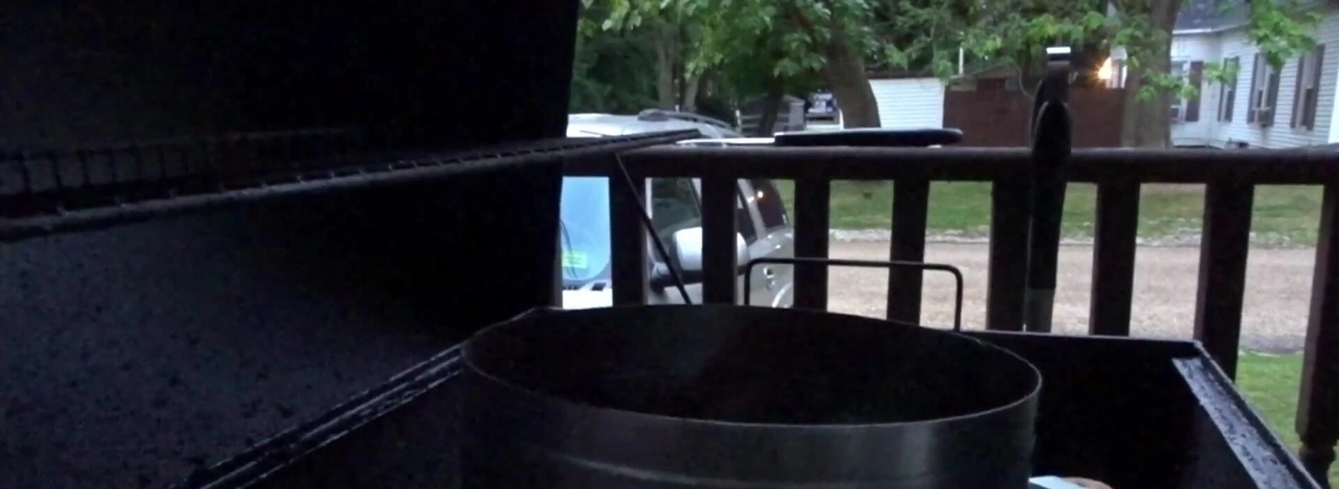 Kingsford charcoal grilling setup