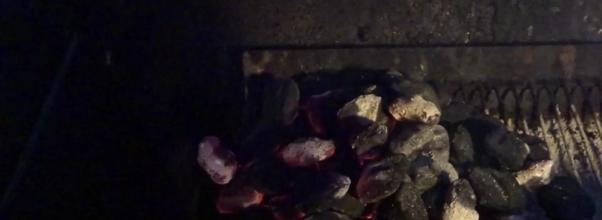 Ribs cooking on Weber grill