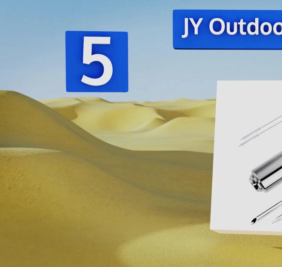 JY Outdoor marinade injector kit
