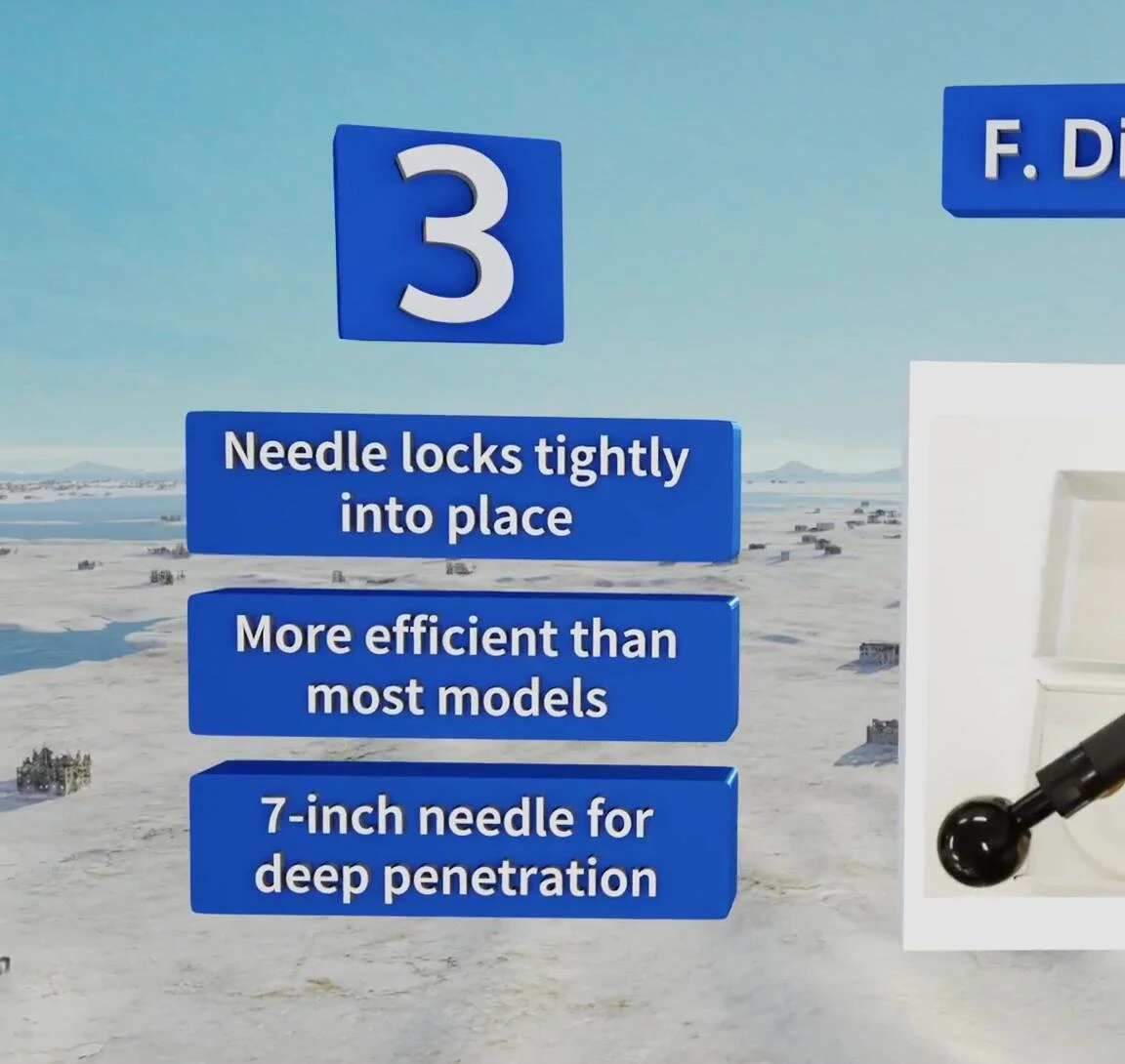 F. Dick Brine injector for meat